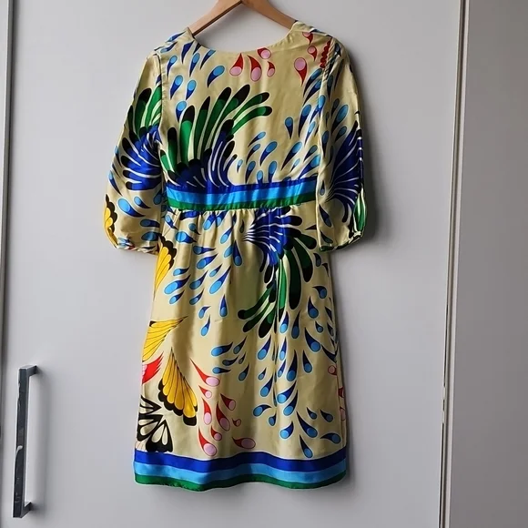 Vintage Silk Pop Printed Dress - Picture 9 of 9